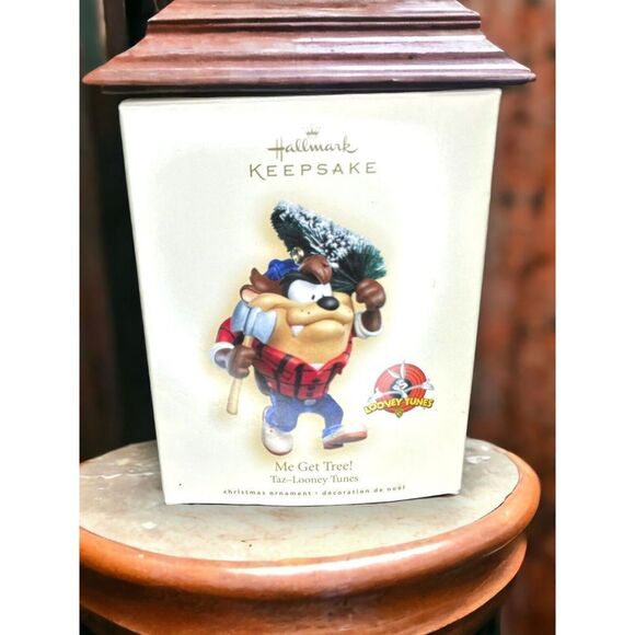 Hallmark Ornament Me Get Tree!  Taz-Looney Tunes 2007 - Picture 1 of 2